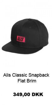 Alis Classic Snapback Flat Brim Cap