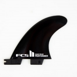 FCS II Performer Black Quad Rear Retail Fins