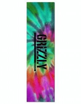 Grizzly Reverse Tie Dye Stamp Griptape
