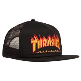 Thrasher Embroidered Flame Logo Mesh Cap
