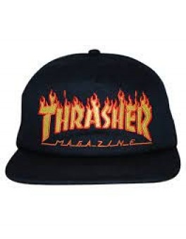 Thrasher Embroidered Snapback Cap