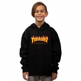 Thrasher Youth Flame Logo Hood