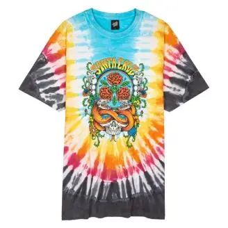 Santa Cruz Dressen Rose Crew Three Front T-shirt - Santa Cruz
