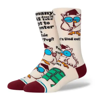 Stance Mr Owl Crew Sock - Strømper