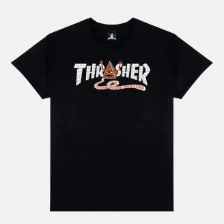 Thrasher X Toy Machine Pyramid T-shirt - Toy Machine