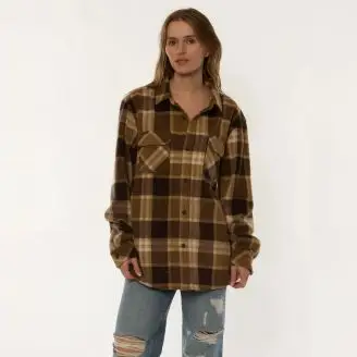 Sisstr What A Trip Fleece Skjortejakke - Skovmandsskjorter