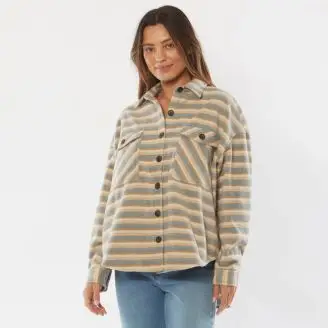 Sisstr What A Trip Fleece Skjortejakke - Skovmandsskjorter