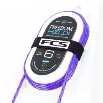 FCS 6' Freedom Helix Comp Leash - Leashes