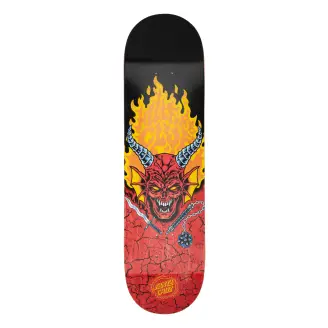 Santa Cruz x Stranger Things Hellfire Club Skateboard deck - Santa Cruz x Stranger Things