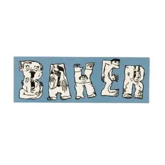 Baker Get Lost Sticker - Merchandise