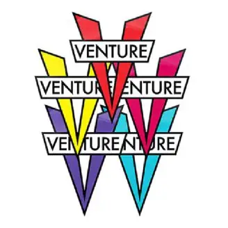Venture Trucks V Diecut Small Sticker - Venture Trucks