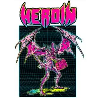 Heroin Skateboards Hellsacape Lee Yankou Sticker - Merchandise