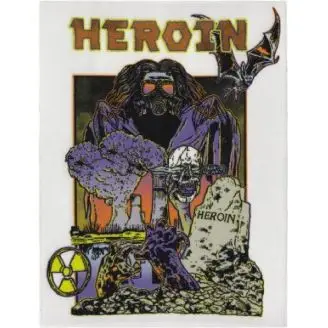 Heroin Skateboards Hellscape Houghton Sticker - Merchandise