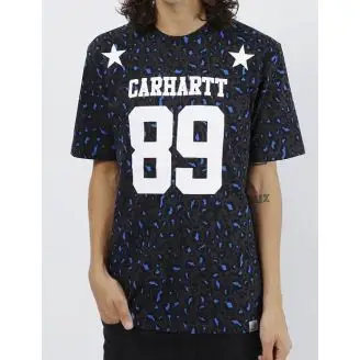 Carhartt WIP S/S Leopard Fan T-shirt - Kortærmet