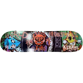 World Skateboard Game Jigsaw Skateboard Deck - Popsicle Deck