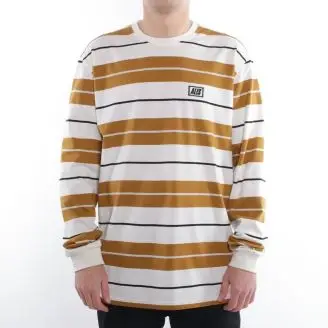 Alis Stencil Stripe Langærmet T-shirt - Langærmet