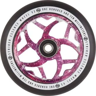 Striker Essence V3 Sort PU Hjul 110mm til Løbehjul - Hjul til Løbehjul