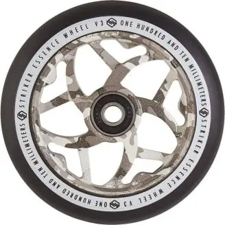 Striker Essence V3 Sort PU Hjul 110mm til Løbehjul - Hjul til Løbehjul