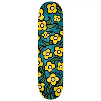 Krooked Team Wild Style Flowers Skateboard Deck - Krooked