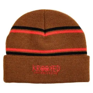 Krooked Eyes Cuff Beanie - Krooked