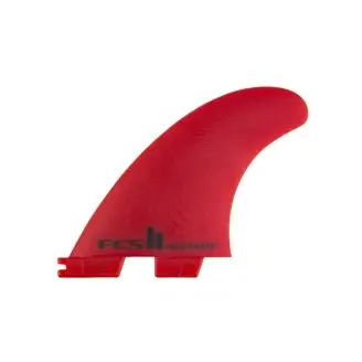 FCS II Accelerator Neo Glass Red Tri Fins - Finner