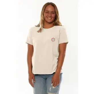 Sisstrevolution Blossom SS Knit Byfrnd T-shirt - T-shirts