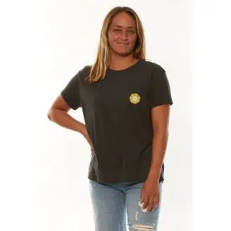 Sisstrevolution Blossom SS Knit Byfrnd T-shirt - T-shirts